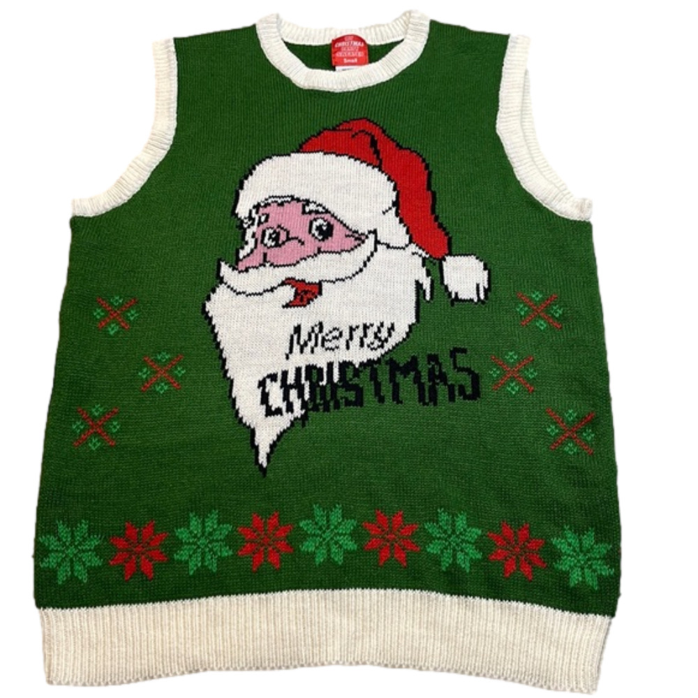 Christmas Santa sweater vest
